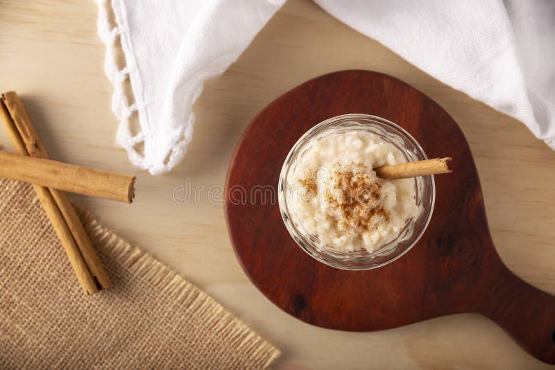 Arroz con leche Flat Lay stock image. Image of cinnamon - 266377075