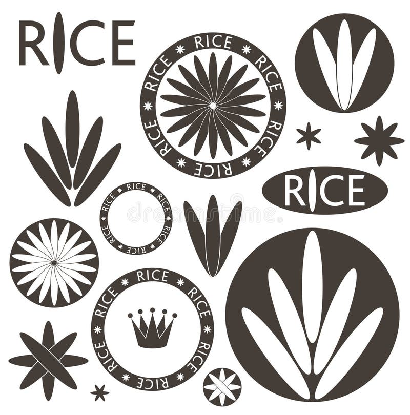 Download Arroz conjunto ilustración del vector. Ilustración de arroz - 41903233