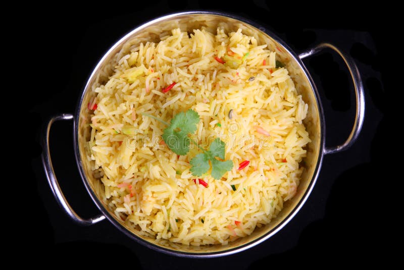 Arroz indio de Pilau imagen de archivo. Imagen de negro 13460101