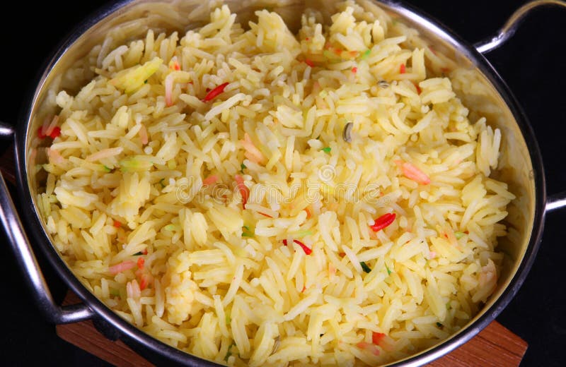 Arroz indio de Pilau imagen de archivo. Imagen de alimento 18161163