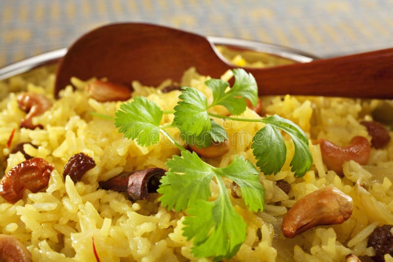 Arroz indio de Pilau imagen de archivo. Imagen de alimento 18161163