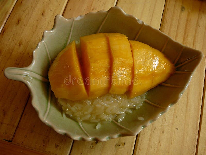 Arroz pegajoso tailandés imagen de archivo libre de regalías Arroz pegajoso tailandés imagen de archivo libre de regalías