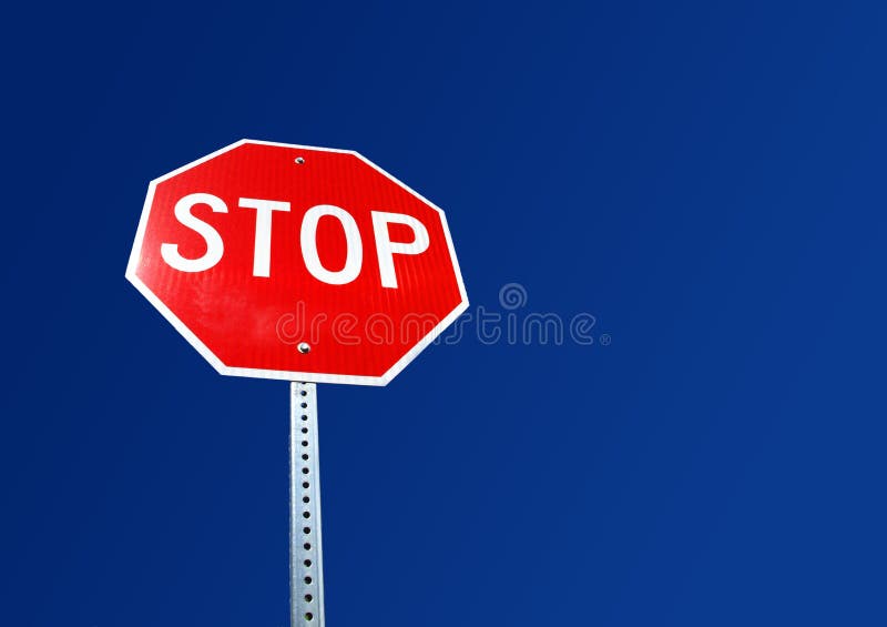 Arrêtez le signe photo libre de droits Arrêtez le signe photo libre de droits