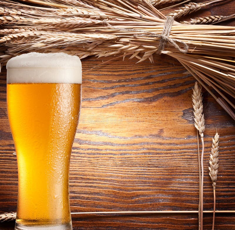 Ars of wheat & beer glass.