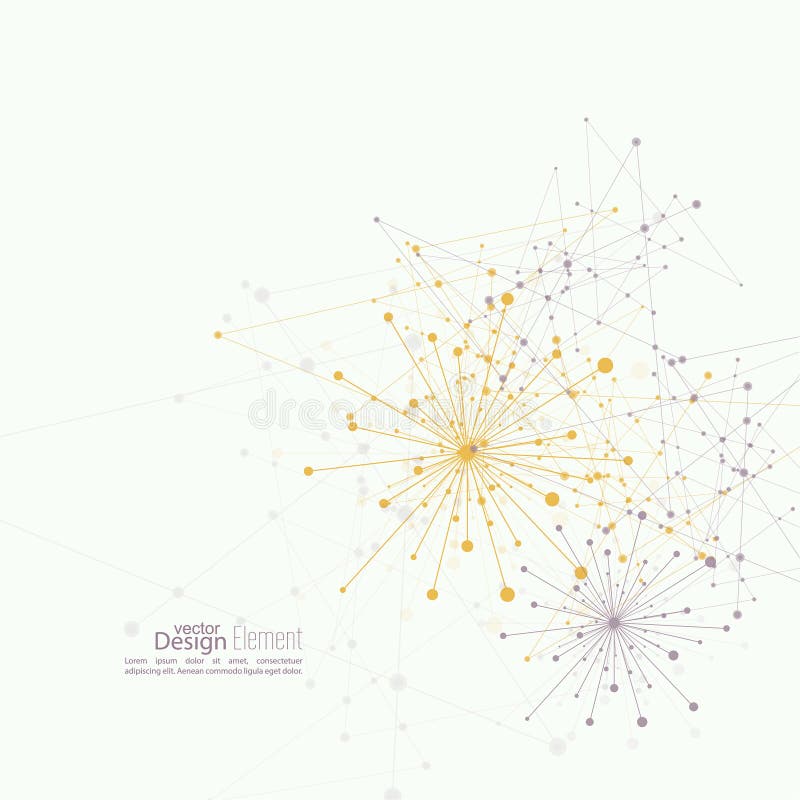 Array with dynamic emitted particles. Node molecule structure. Science and connection concept. Explosion and destruction. Techno Research, brain cells, neurons. Array with dynamic emitted particles. Node molecule structure. Science and connection concept. Explosion and destruction. Techno Research, brain cells, neurons