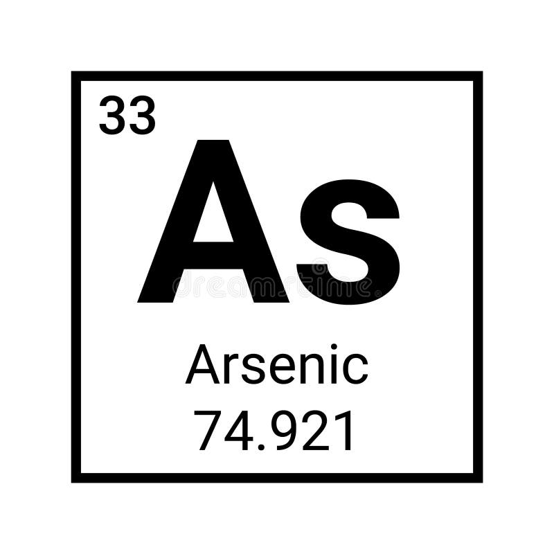 Arsenic Periodic Table of the Elements Vector Stock Vector - Illustration of pri
