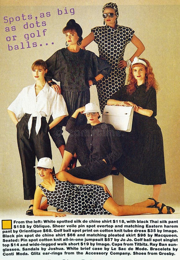 Artículo De La Moda Del Semanario De Las Mujeres Australianas Del Vintage Con Fecha De Agosto De 1986 Foto - Imagen de fondo, australiano: 134746976