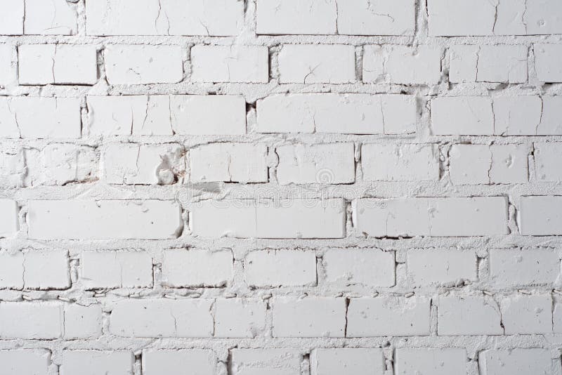 Art Abstract Background: Simple White Brick Wall. Stock Photo - Image of  backgrounds, paint: 147802788