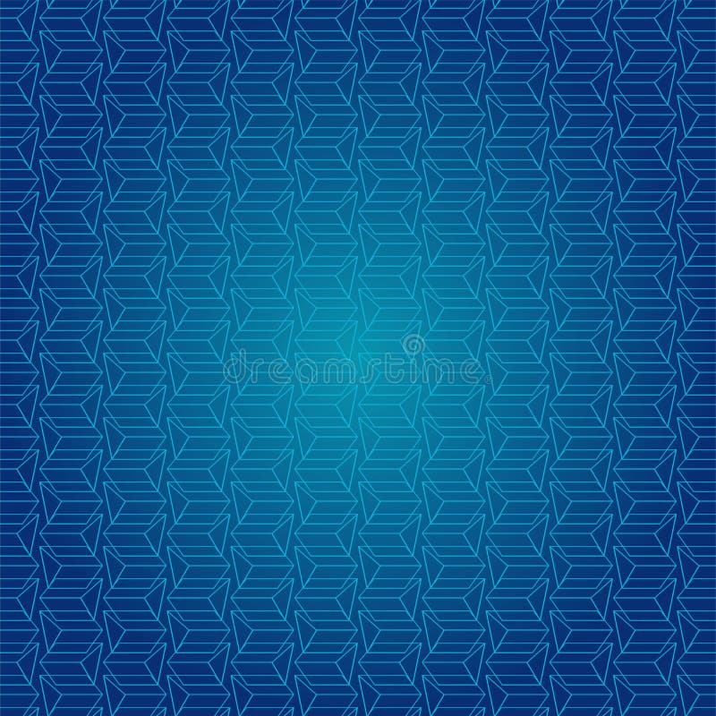 Art Abstract Blue Color Geometric Pattern Triangle Shape Repeating