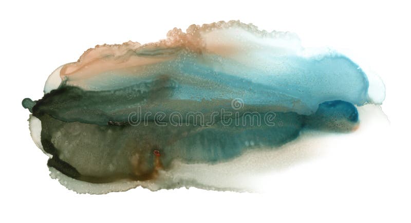 Art Abstract painting blots background. Alcohol ink colors. Marble texture