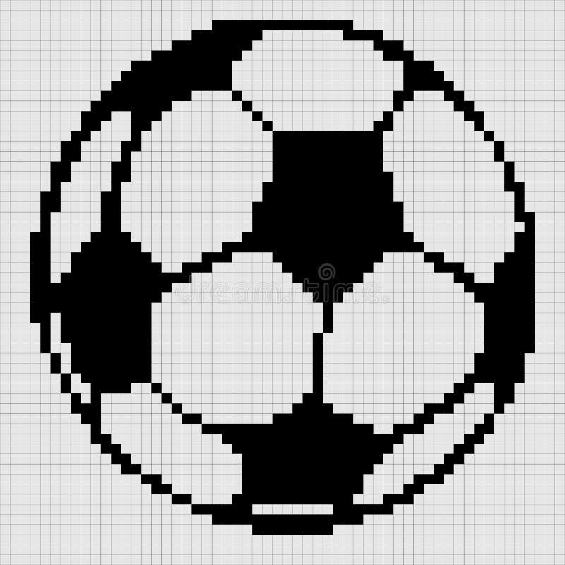 Le Football Dart De Pixel De Vecteur Illustration De
