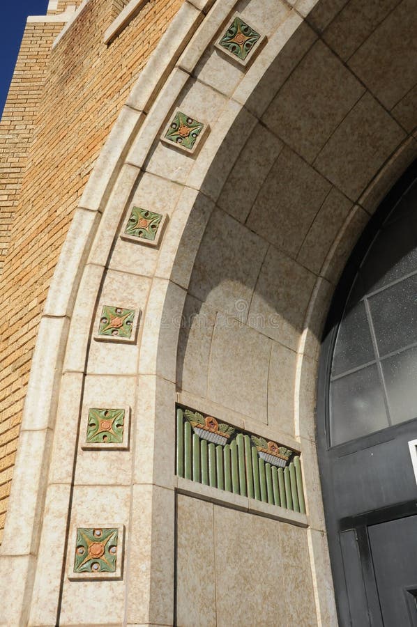 This is an arch in Tulsa, Oklahoma. It is the Pavilion in the fair grounds. This is an arch in Tulsa, Oklahoma. It is the Pavilion in the fair grounds