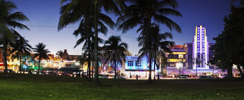 Art Deco buildings royalty free stock photos