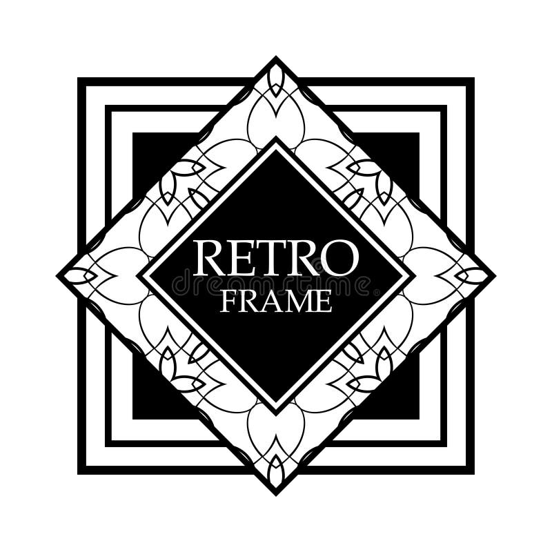 Art Deco frame stock vector. Illustration of elegant 117094187