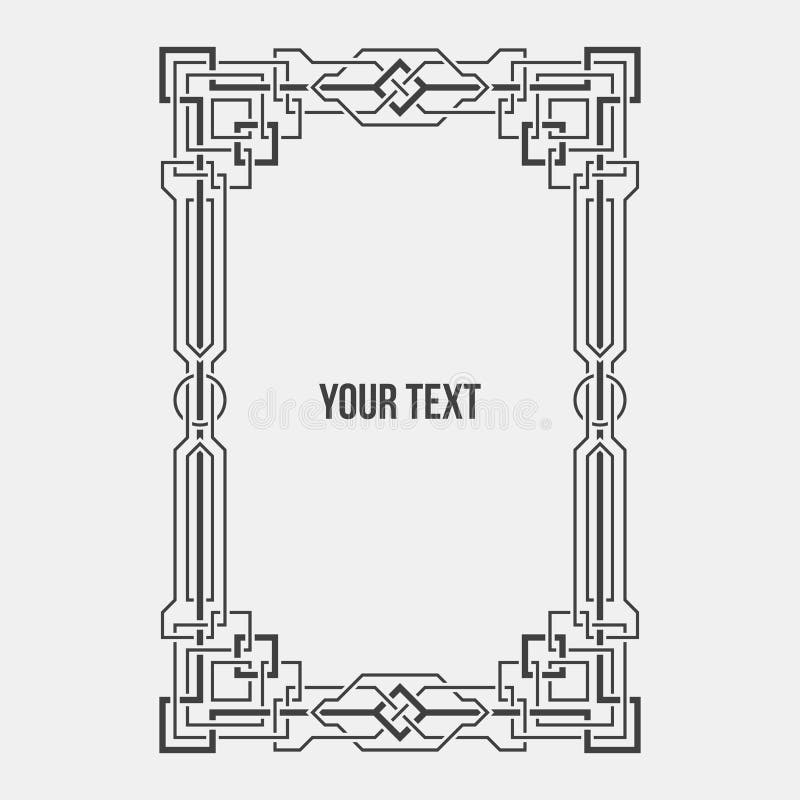Top 27+ Images geometric art deco border black and white Updated Top 27+ Images geometric art deco border black and white Updated