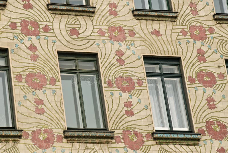 Art deco house in Vienna, Austria