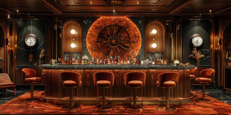 Illustration of Artistic Textured Apartment Interior