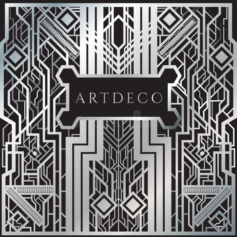 Art Deco stock vector. Illustration of modern, beauty 84931635