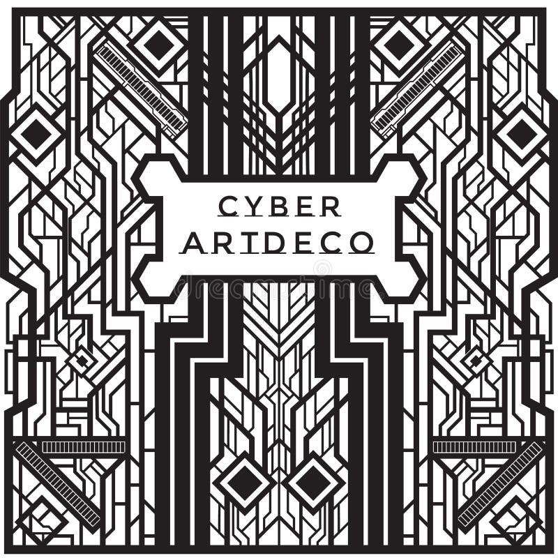 Art Deco stock vector. Illustration of modern, beauty 84931635