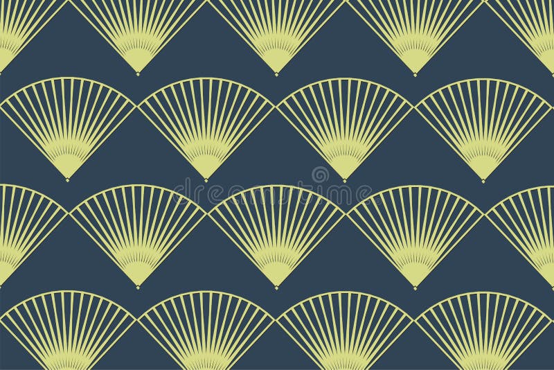 Art Deco Pattern Background. Stock Illustration - Illustration of wallpaper,  ornate: 159842596