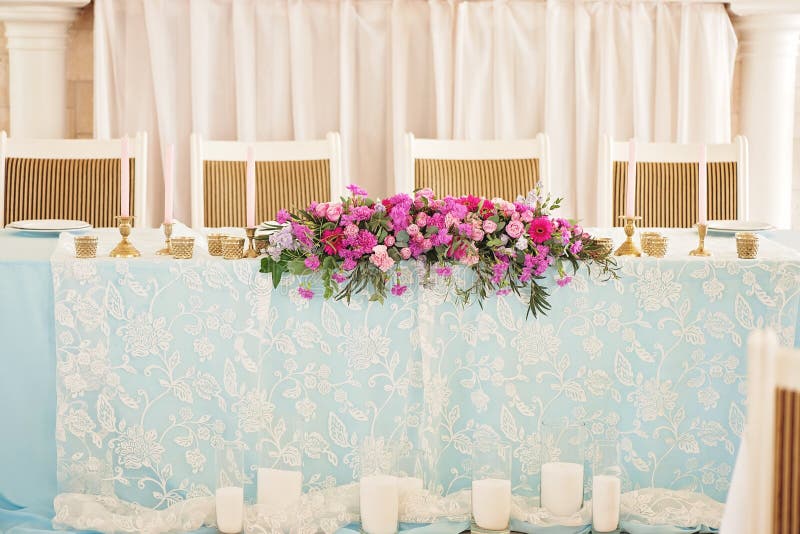 Art decor wedding table stock image. Image of engagement 106949849