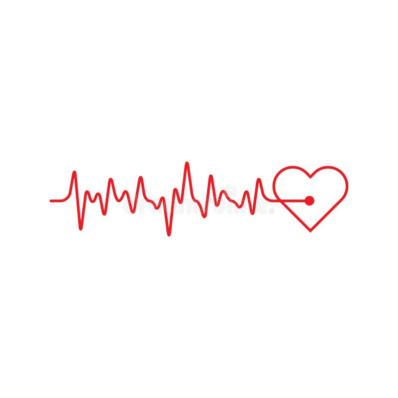 Art Design Health Medical Heartbeat Pulse Stock Vector - Illustration ...