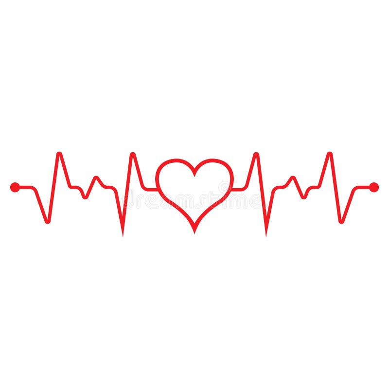 Art Design Health Medical Heartbeat Pulse Vector Template. Stock Vector ...