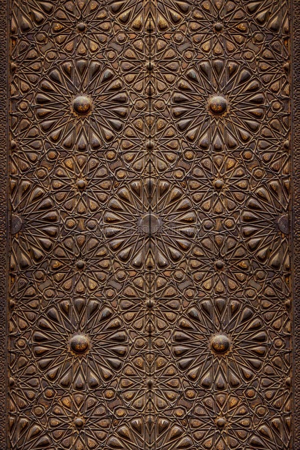 Art Door di legno islamico decorativo