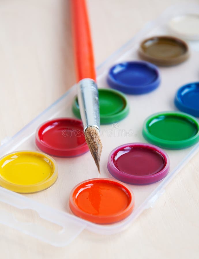 Art and craft equipment stock photo. Image of paint, colored 33000722