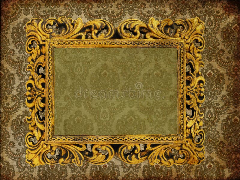 Art frame on paper stock image. Image of home, wallpaper 11008573