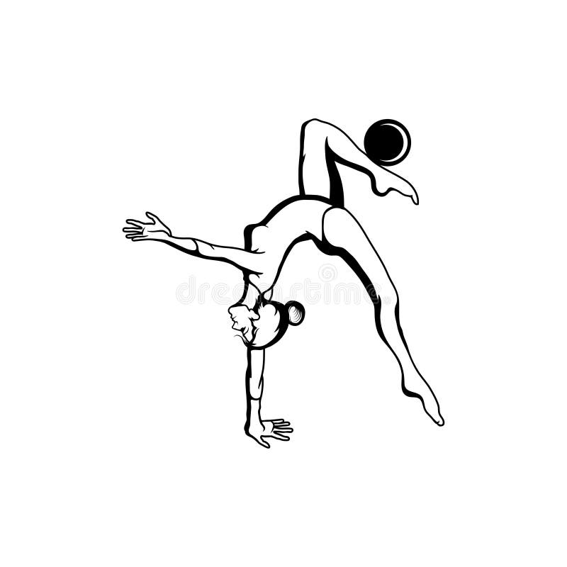 Rhythmic Gymnastics Medal Stock Illustrations – 70 Rhythmic Gymnastics ...
