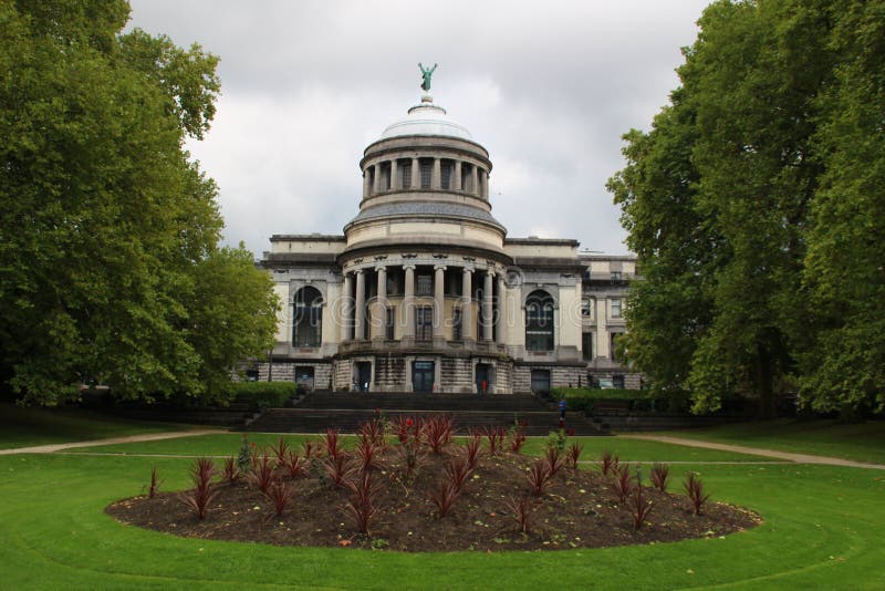 Art and Histiry Museum on Brussels. Stock Image Image of arch