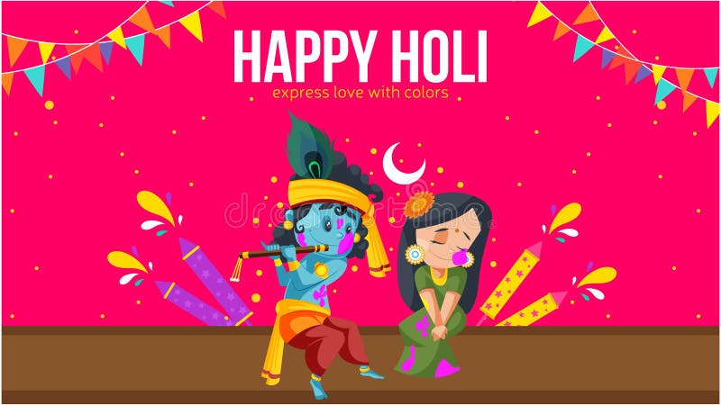 Holi Festival Banner Design Illustration Stock Vector - Illustration of asian, background: 213935948 Holi Festival Banner Design Illustration Stock Vector - Illustration of asian, background: 213935948