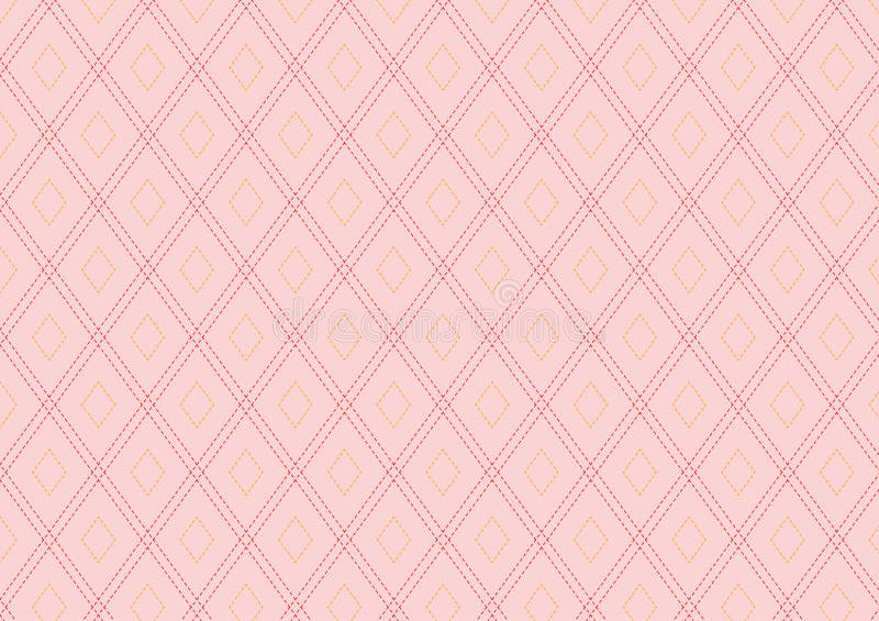 Vintage Pink Fabric Pattern Design Stock Vector - Illustration of