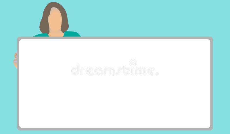 Whiteboard 5 in White Background (Vector Illustration) Stock Vector -  Illustration of note, copy: 224889836