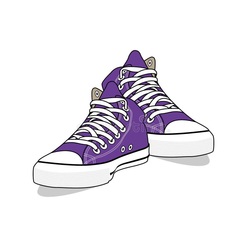 Converse Shoes Stock Illustrations – 263 Converse Shoes Stock ...