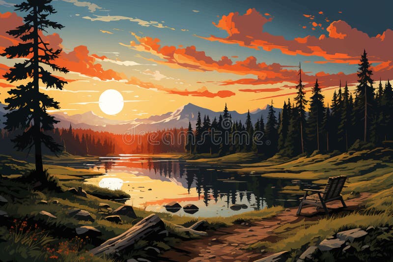 Tranquil Presence Stock Illustrations 864 Tranquil Presence Stock