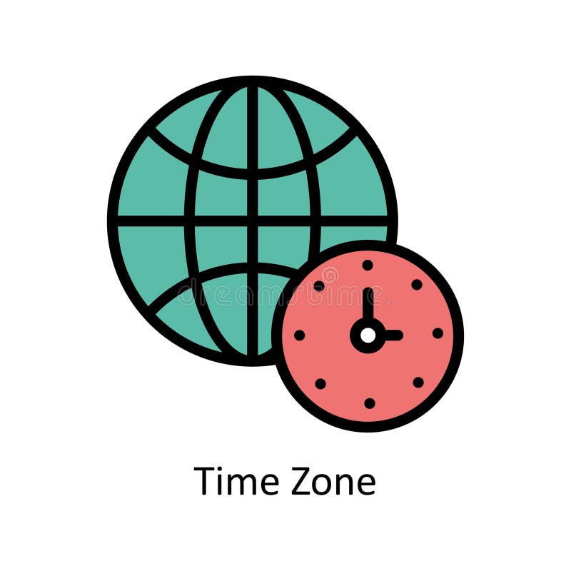 Time Zone Vector Filled Outline Icon Design Illustration Business And time-zone-vector-filled-outline-icon-design-illustration-business-and
