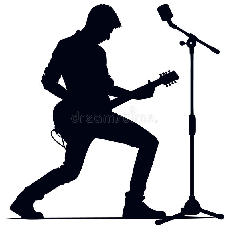 Cool Guitar Art Silhouette Rockstar Funny Slogan T-Shirt Cool Guitar Art Silhouette Rockstar Funny Slogan T-Shirt