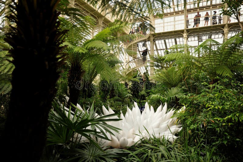 Art Installations at The Kew Gradens in London, England royalty free stock photo Art Installations at The Kew Gradens in London, England royalty free stock photo