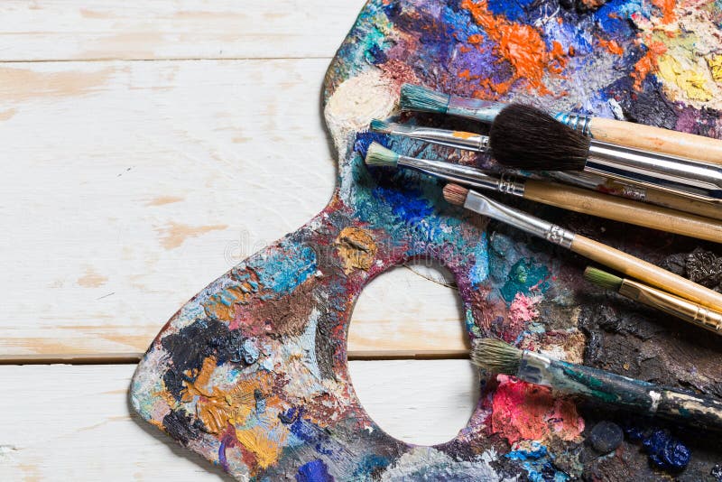 Art materials stock image. Image of drawing, equipment 68090961