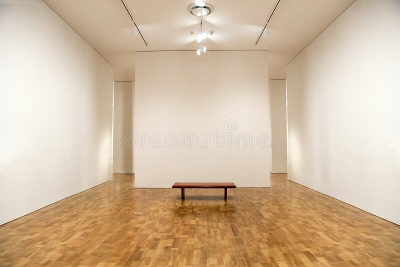 Art Museum, Blank Gallery Walls, Background