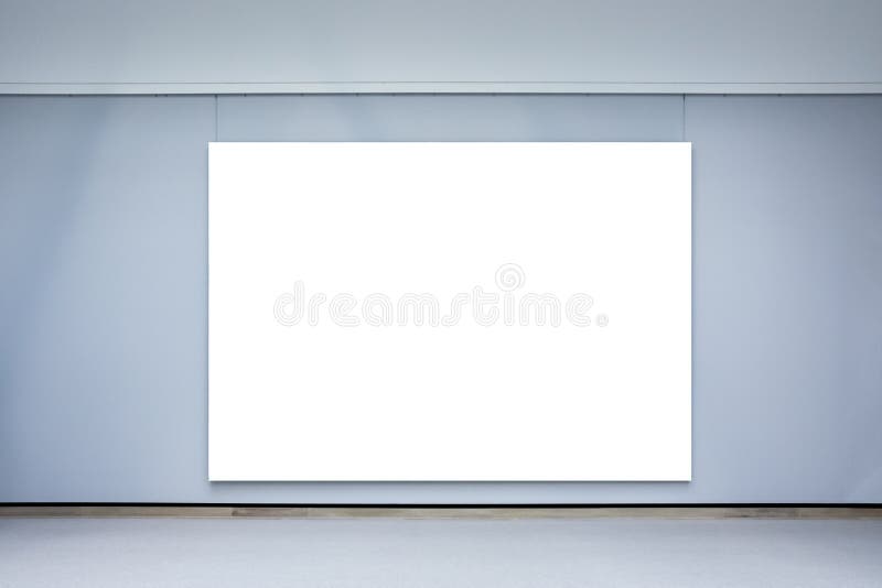 Art Museum Frame Blue Wall Ornate Minimal Design White Isolated