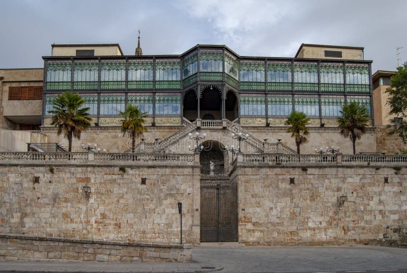 The Art Nouveau Style Casa Lis In The City Of Salamanca Editorial Image Image Of Nouveau Scenery 141313450