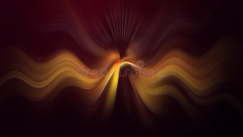 Art numérique abstrait avec ondes dynamiques et lumière illustration de vecteur
