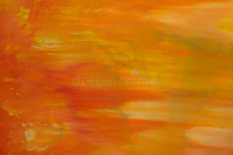 Orange Art Painted Texture Background Stock Photo Image of brushstrokes, light 117277938
