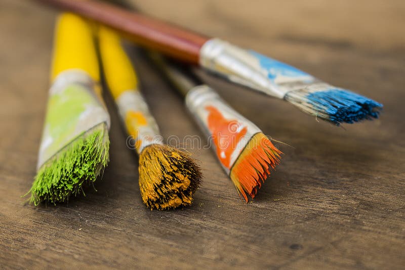 paintbrush and paint paintbrush and paint