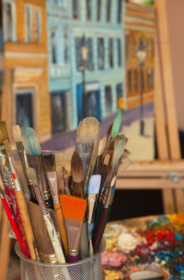 Artist s masterpiece stock photo. Image of artistic, hobbies 2272806