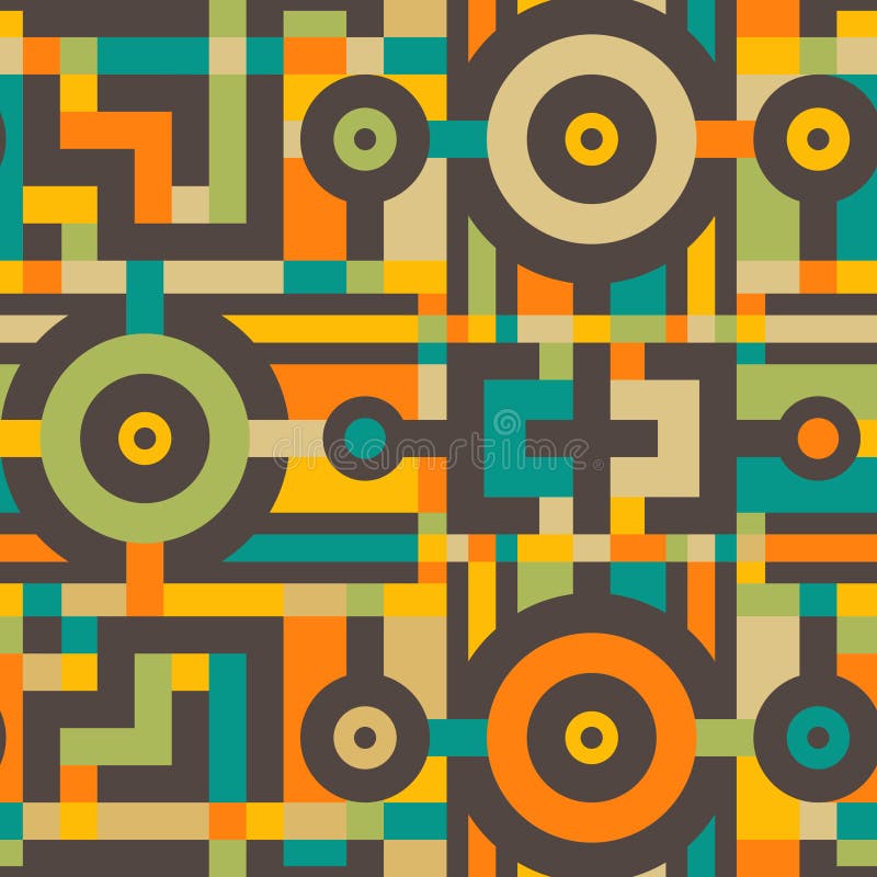 Art Pattern moderno inconsútil abstracto para el diseño de la materia textil ilustración del vector Art Pattern moderno inconsútil abstracto para el diseño de la materia textil ilustración del vector