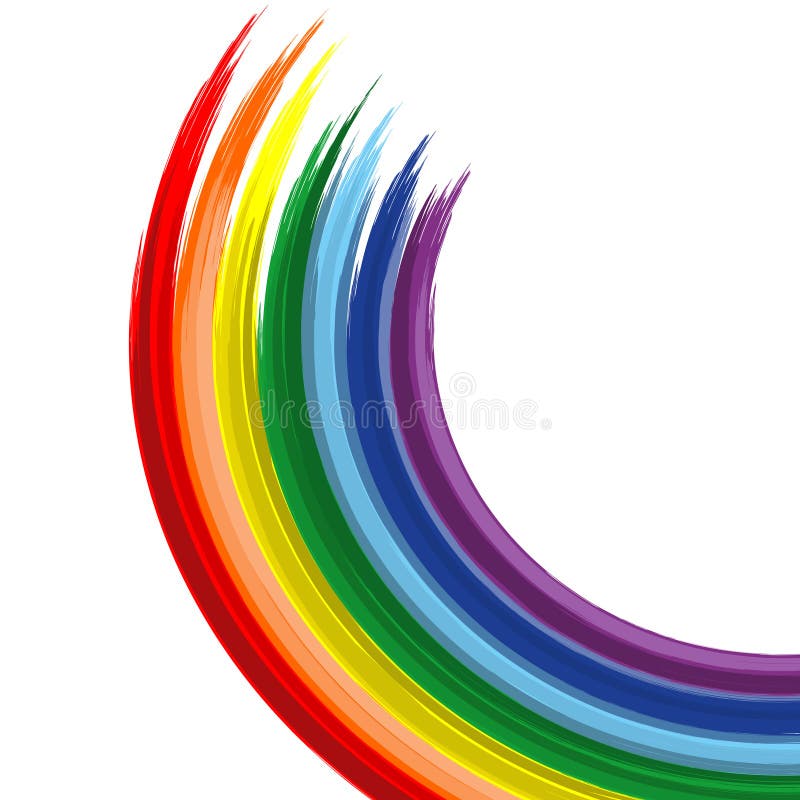 Art rainbow abstract vector background 2